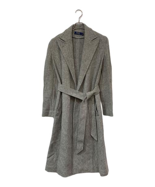 POLO RALPH LAUREN（ポロ・ラルフローレン）POLO RALPH LAUREN (ポロ・ラルフローレン) ガウンコート グレー サイズ:SIZE 4の古着・服飾アイテム