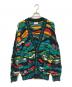 Coogi（クージー）の古着「３Dニットカーディガン」｜グリーン