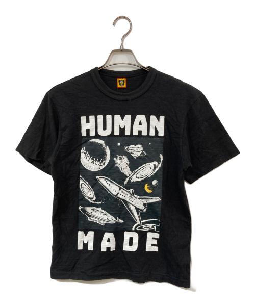 HUMAN MADE（ヒューマンメイド）HUMAN MADE (ヒューマンメイド) プリントTシャツ ブラック サイズ:Sの古着・服飾アイテム