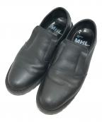 SOLOVAIR×MHLソロヴェアー×エムエイチエル）の古着「FIREMAN’S SHOES/ファイヤーマンシューズ」｜ブラック