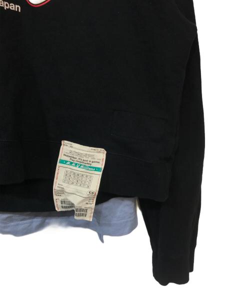 Maison MIHARA YASUHIRO（メゾン ミハラ ヤスヒロ）Maison MIHARA YASUHIRO (メゾン ミハラ ヤスヒロ) Back Tee Sweat ブラック サイズ:46の古着・服飾アイテム