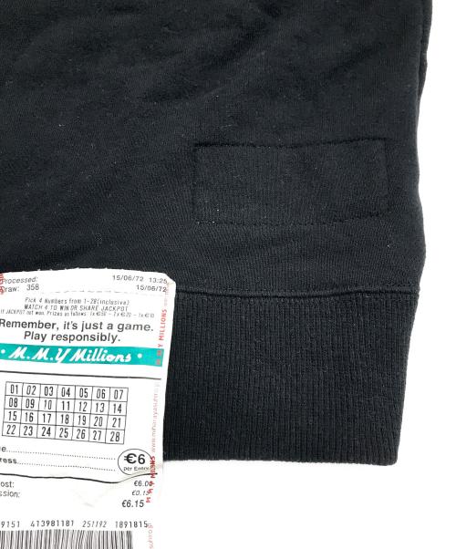 Maison MIHARA YASUHIRO（メゾン ミハラ ヤスヒロ）Maison MIHARA YASUHIRO (メゾン ミハラ ヤスヒロ) Back Tee Sweat ブラック サイズ:46の古着・服飾アイテム