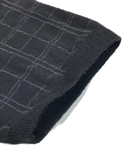 FRED PERRY（フレッドペリー）FRED PERRY (フレッドペリー) S/Sハーフジップニット ブラック サイズ:Lの古着・服飾アイテム