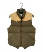Crescent Down Worksクレセントダウンワークス）の古着「ダウンベスト」｜ブラウン