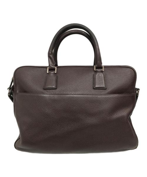 ERMENEGILDO ZEGNA（エルメネジルド・ゼニア）ERMENEGILDO ZEGNA (エルメネジルド・ゼニア) 2WAYバッグ レッドの古着・服飾アイテム