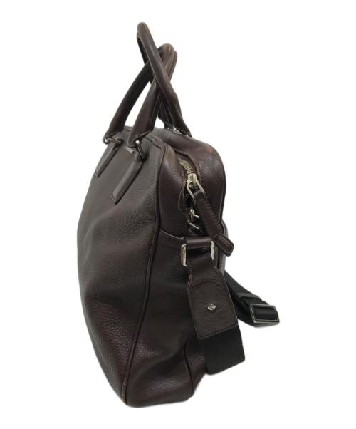 ERMENEGILDO ZEGNA（エルメネジルド・ゼニア）ERMENEGILDO ZEGNA (エルメネジルド・ゼニア) 2WAYバッグ レッドの古着・服飾アイテム