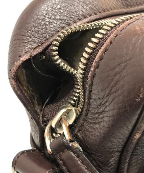 ERMENEGILDO ZEGNA（エルメネジルド・ゼニア）ERMENEGILDO ZEGNA (エルメネジルド・ゼニア) 2WAYバッグ レッドの古着・服飾アイテム