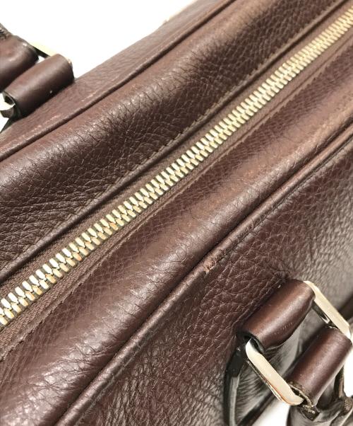 ERMENEGILDO ZEGNA（エルメネジルド・ゼニア）ERMENEGILDO ZEGNA (エルメネジルド・ゼニア) 2WAYバッグ レッドの古着・服飾アイテム