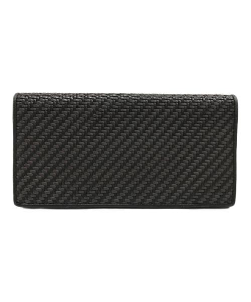 ERMENEGILDO ZEGNA（エルメネジルド・ゼニア）ERMENEGILDO ZEGNA (エルメネジルド・ゼニア) 長財布 ブラウンの古着・服飾アイテム