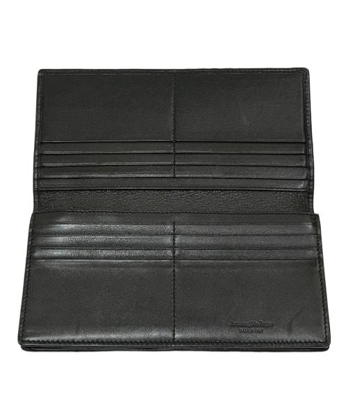 ERMENEGILDO ZEGNA（エルメネジルド・ゼニア）ERMENEGILDO ZEGNA (エルメネジルド・ゼニア) 長財布 ブラウンの古着・服飾アイテム