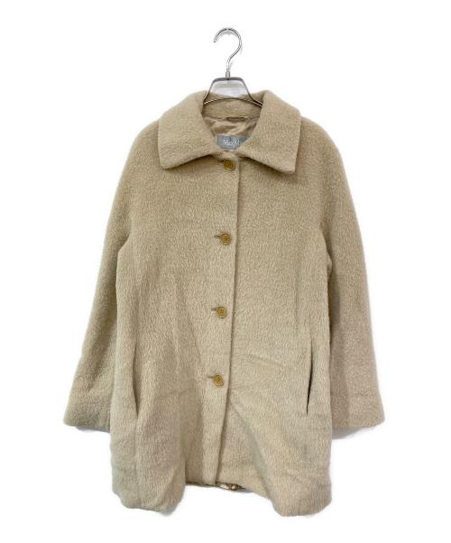 MaxMara（マックスマーラ）MaxMara (マックスマーラ) モヘア混ショートコート ベージュ サイズ:SIZE 40の古着・服飾アイテム