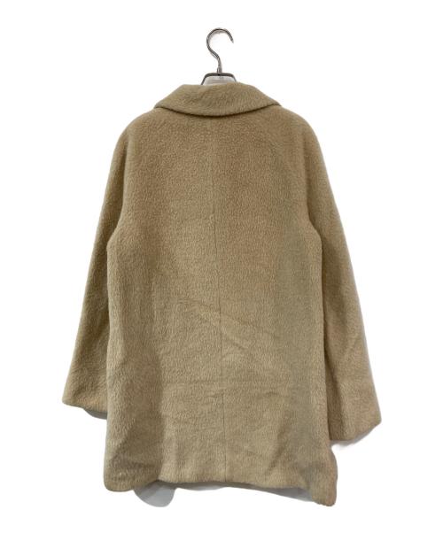 MaxMara（マックスマーラ）MaxMara (マックスマーラ) モヘア混ショートコート ベージュ サイズ:SIZE 40の古着・服飾アイテム