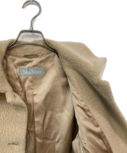 MaxMara（マックスマーラ）MaxMara (マックスマーラ) モヘア混ショートコート ベージュ サイズ:SIZE 40の古着・服飾アイテム