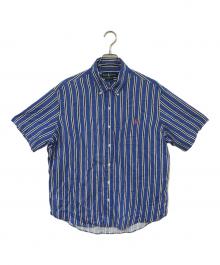 POLO RALPH LAUREN（ポロ・ラルフローレン）の古着「シルクリネン半袖シャツ」｜スカイブルー