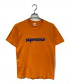 SUPREMEシュプリーム）の古着「ロゴTシャツ」｜オレンジ