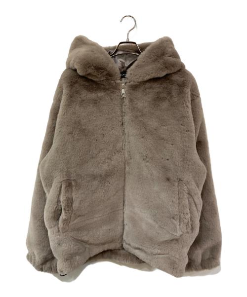 MLVINCE（メルヴィンス）MLVINCE (メルヴィンス) フェイクファージャケット グレージュ サイズ:SIZE Lの古着・服飾アイテム