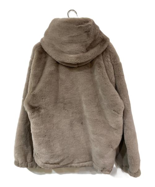 MLVINCE（メルヴィンス）MLVINCE (メルヴィンス) フェイクファージャケット グレージュ サイズ:SIZE Lの古着・服飾アイテム