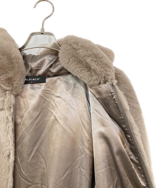 MLVINCE（メルヴィンス）MLVINCE (メルヴィンス) フェイクファージャケット グレージュ サイズ:SIZE Lの古着・服飾アイテム