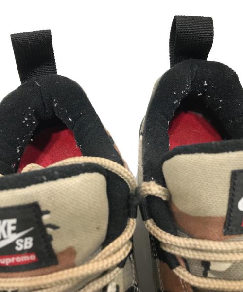 NIKE（ナイキ）NIKE (ナイキ) SUPREME (シュプリーム) ローカットスニーカー カーキ サイズ:SIZE 26cmの古着・服飾アイテム