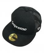 SUPREME×New Eraシュプリーム×ニューエラ）の古着「メッシュキャップ」｜ブラック