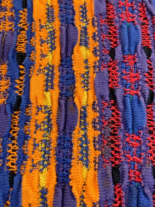 TUNDRA（ツンドラ）TUNDRA (ツンドラ) クレイジーニット マルチカラー サイズ:Lの古着・服飾アイテム