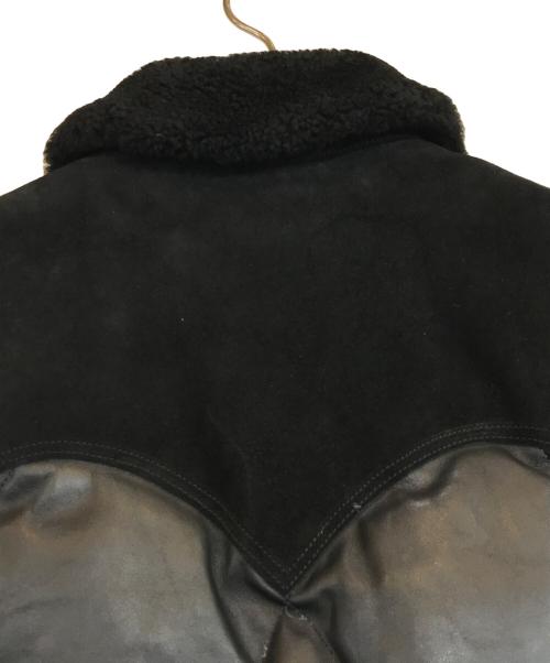 RockyMountainFeatherBed（ロッキーマウンテンフェザーベッド）RockyMountainFeatherBed (ロッキーマウンテンフェザーベッド) AKM (エーケーエム) DIA STITCH CONCHO VEST ブラック サイズ:SIZE 38の古着・服飾アイテム