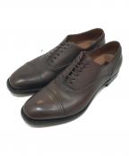 Ermenegildo Zegna COUTUREエルメネジルド ゼニア クチュール）の古着「ストレートチップシューズ」｜ブラウン