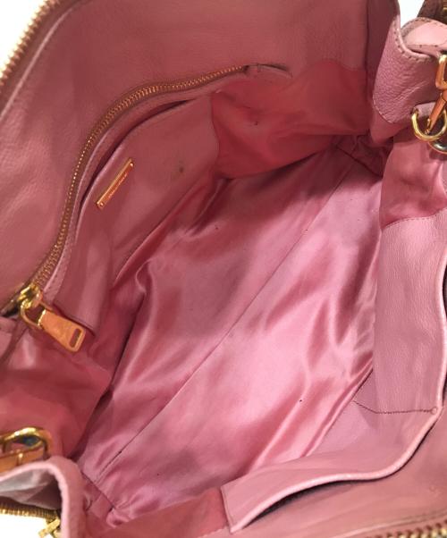 MIU MIU（ミュウミュウ）MIU MIU (ミュウミュウ) 2WAYバッグ ピンクの古着・服飾アイテム