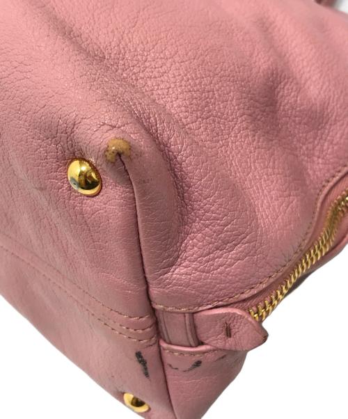 MIU MIU（ミュウミュウ）MIU MIU (ミュウミュウ) 2WAYバッグ ピンクの古着・服飾アイテム