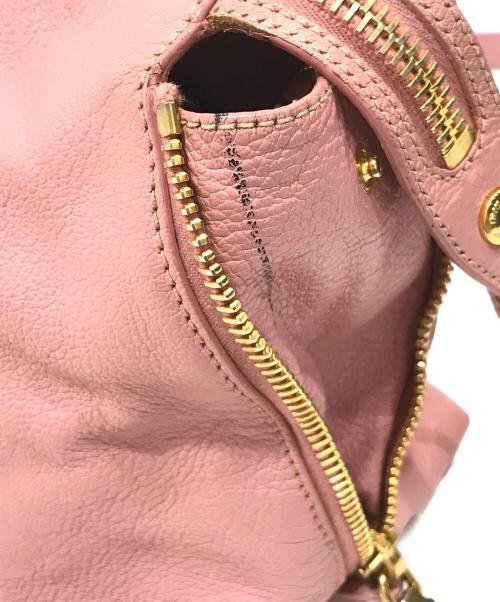 MIU MIU（ミュウミュウ）MIU MIU (ミュウミュウ) 2WAYバッグ ピンクの古着・服飾アイテム