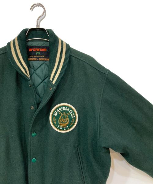 McGREGOR（マックレガー）McGREGOR (マクレガー) スタジャン グリーン サイズ:Lの古着・服飾アイテム