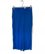 6(ROKU) BEAUTY&YOUTHロク ビューティーアンドユース）の古着「SUKE GEORGETTE PANTS」｜ブルー