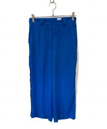 6(ROKU) BEAUTY&YOUTH（ロク ビューティーアンドユース）の古着「SUKE GEORGETTE PANTS」｜ブルー