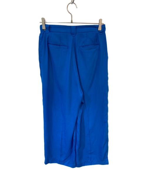 6(ROKU) BEAUTY&YOUTH（ロク ビューティーアンドユース）6(ROKU) BEAUTY&YOUTH (ロク ビューティーアンドユース) SUKE GEORGETTE PANTS ブルー サイズ:36の古着・服飾アイテム