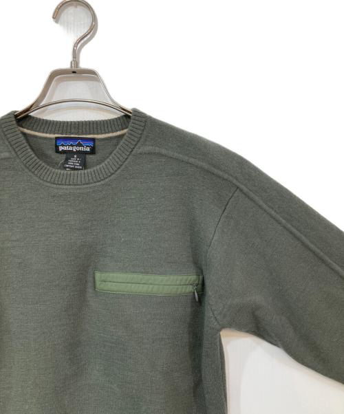 Patagonia（パタゴニア）Patagonia (パタゴニア) クルーネックニット グリーン サイズ:Sの古着・服飾アイテム