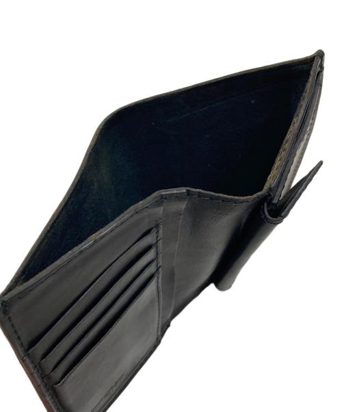 BACKLASH（バックラッシュ）BACKLASH (バックラッシュ) 2つ折り財布 ブラックの古着・服飾アイテム
