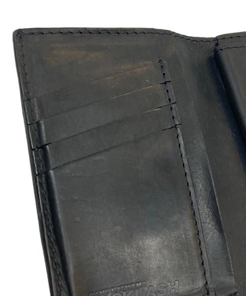 BACKLASH（バックラッシュ）BACKLASH (バックラッシュ) 2つ折り財布 ブラックの古着・服飾アイテム