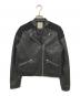 LANVIN en Bleu（ランバンオンブルー）の古着「レザージャケット」｜ブラック