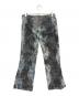 DIESEL (ディーゼル) 総柄加工フレアパンツ スカイブルー サイズ:SIZE 27：9000円