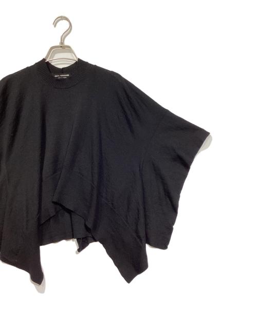 JUNYA WATANABE COMME des GARCONS（ジュンヤワタナベ コムデギャルソン）JUNYA WATANABE COMME des GARCONS ((ジュンヤワタナベ コムデギャルソン) S/Sニット ブラック サイズ:Sの古着・服飾アイテム