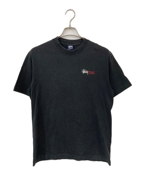 stussy（ステューシー）stussy (ステューシー) オールドカットソー ブラック サイズ:SIZE Mの古着・服飾アイテム