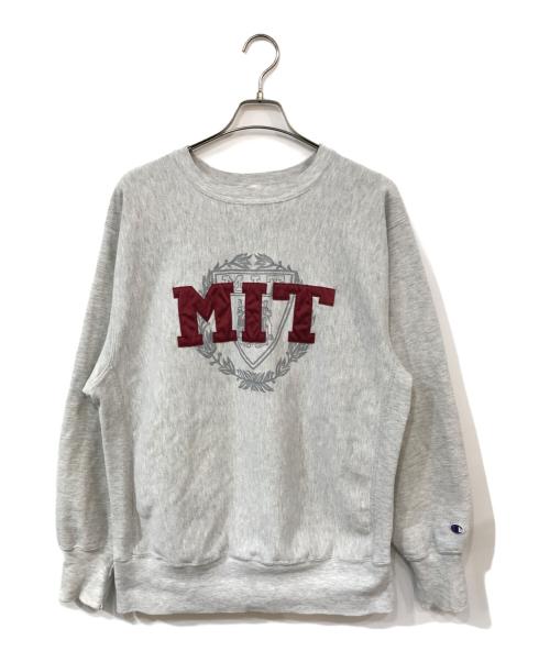 Champion REVERSE WEAVE（チャンピオン リバース ウィーブ）Champion REVERSE WEAVE (チャンピオン リバース ウィーブ) カレッジロゴスウェット グレー サイズ:SIZE XLの古着・服飾アイテム