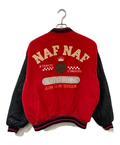 NAF NAF（ナフナフ）NAF NAF (ナフナフ) スタジャン レッド サイズ:FREEの古着・服飾アイテム