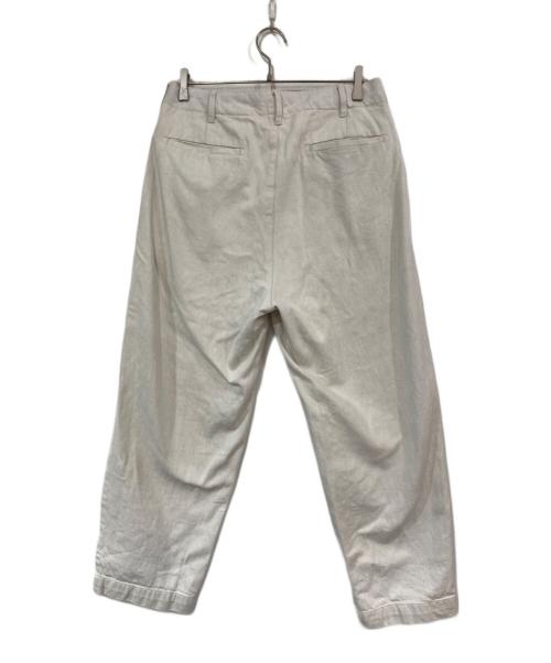 STEVEN ALAN（スティーブンアラン）STEVEN ALAN (スティーブンアラン) 13.5oz DENIM 2PLEATED PANTS-BOLD/パンツ ホワイト サイズ:Mの古着・服飾アイテム