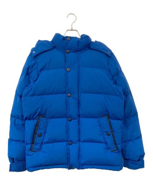 WOOLRICH（ウールリッチ）WOOLRICH (ウールリッチ) WINDSTOPPER PUFFY DOWN PARKA/ウィンドストッパーパフィーダウンパーカー ブルー サイズ:SIZE Sの古着・服飾アイテム