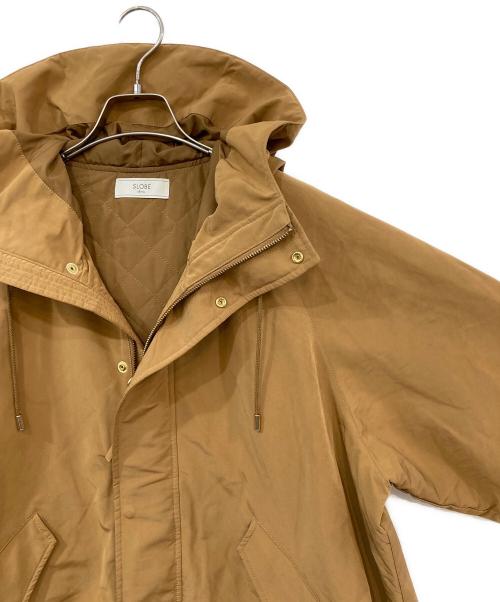 SLOBE IENA（スローブ イエナ）SLOBE IENA (スローブ イエナ) ポリエステルナイロンフーディブルゾン ベージュ サイズ:記載なしの古着・服飾アイテム