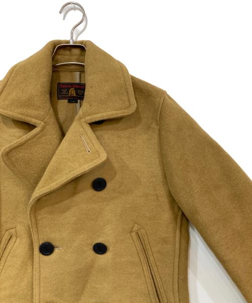 Hysteric Glamour（ヒステリックグラマー）Hysteric Glamour (ヒステリックグラマー) Pコート ブラウン サイズ:LARGEの古着・服飾アイテム