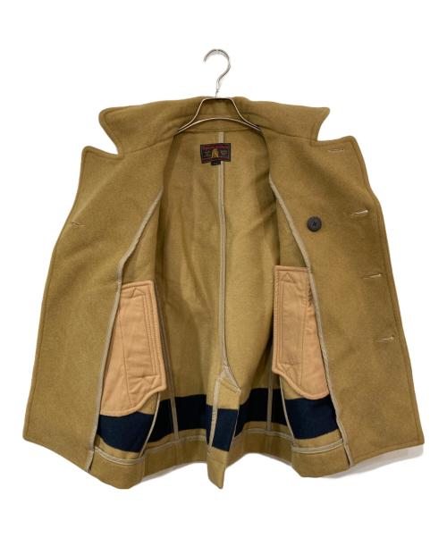 Hysteric Glamour（ヒステリックグラマー）Hysteric Glamour (ヒステリックグラマー) Pコート ブラウン サイズ:LARGEの古着・服飾アイテム