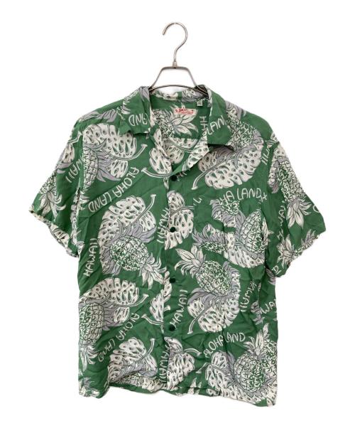 Sun Surf（サンサーフ）Sun Surf (サンサーフ) アロハシャツ グリーン サイズ:SIZE Lの古着・服飾アイテム