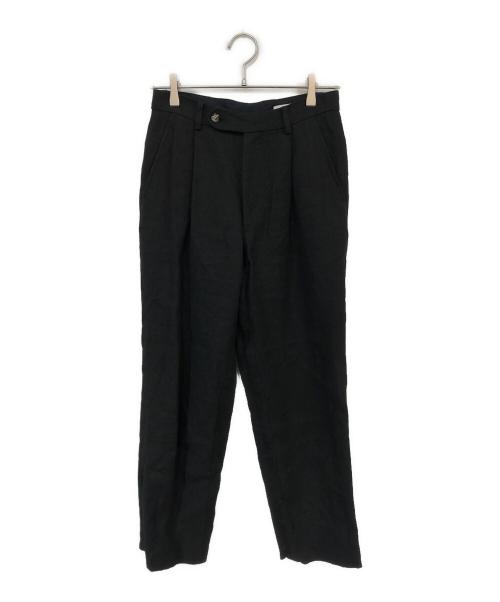 MADISON BLUE（マディソンブルー）MADISON BLUE (マディソンブルー) リネンスラックス ブラック サイズ:00の古着・服飾アイテム